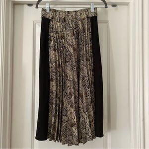 Zara Pleated Midi Skirt